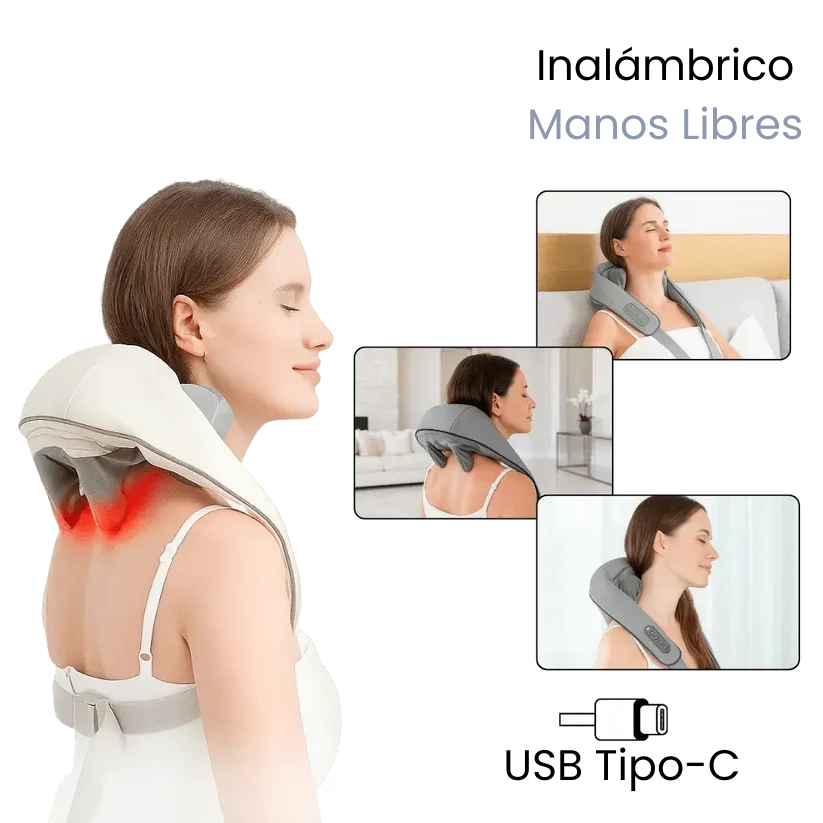 RelaxPro: alivio instantáneo del cuello con calor terapéutico