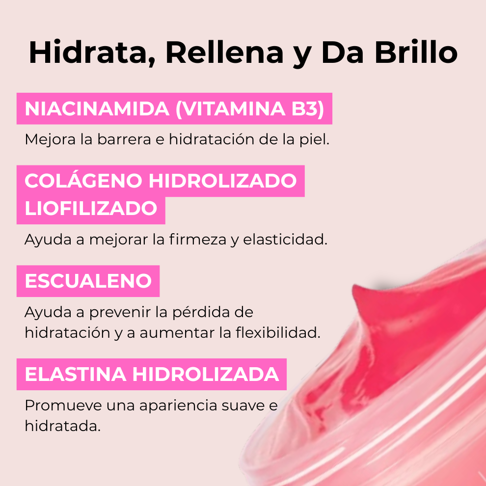 Crema Gelatina de Colágeno y Niacinamida