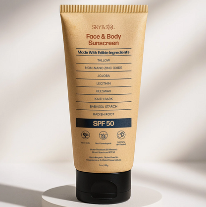 Crema Facial FPS 50 Orgánica: Sebo, Sin Olor y No Grasa